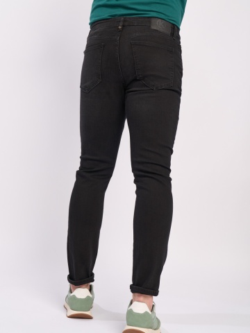 Kenvelo - Blugi barbat superslim de culoare inchisa - Img 3