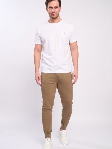 Kenvelo - Pantaloni sport barbat de culoare uniforma cu logo aplicat - Img 7