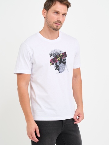 Kenvelo - Tricou barbat cu logo si detalii grafice - Img 5