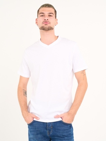 Kenvelo - Tricou barbat cu maneca scurta de culoare uniforma