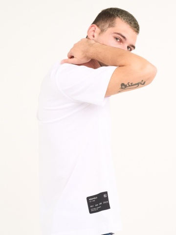 Kenvelo - Tricou barbat cu maneca scurta de culoare uniforma - Img 4