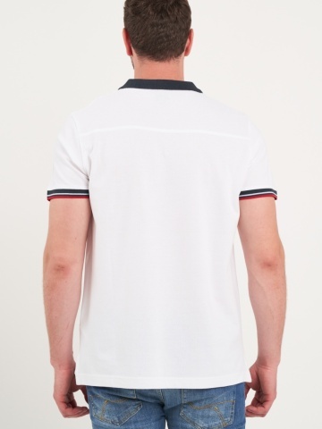 Kenvelo - Tricou barbat polo cu detalii - Img 2