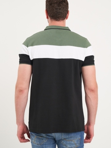 Kenvelo - Tricou barbat polo multicolor - Img 3