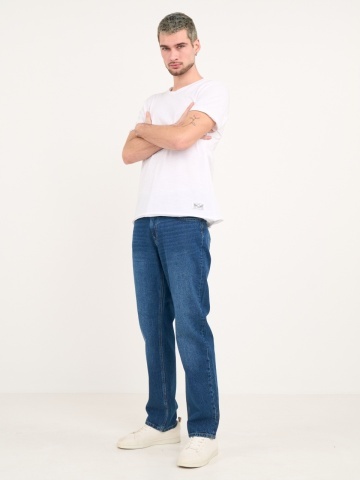 Lee Cooper - Blugi barbat regular cu aspect usor decolorat - Img 7