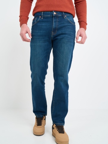 Lee Cooper - Blugi barbat regular fit cu aspect decolorat