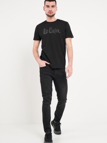 Lee Cooper - Blugi barbat skinny de culoare inchisa - Img 2