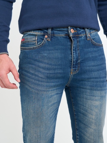 Lee Cooper - Blugi barbat slim cu aspect decolorat - Img 5