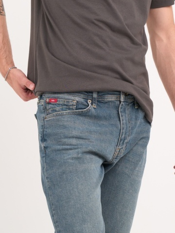 Lee Cooper - Blugi barbat straight cu aspect usor decolorat - Img 4