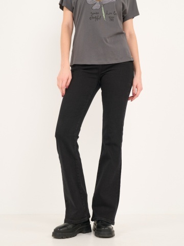 Lee Cooper - Blugi dama bootcut de culoare inchisa