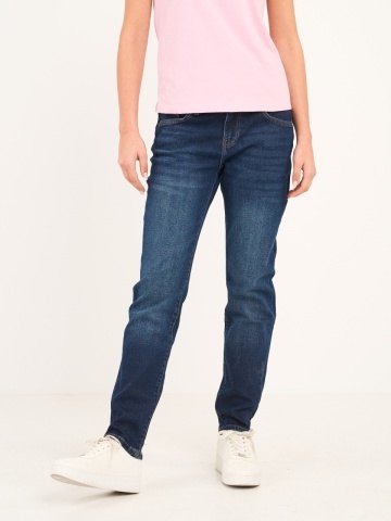 Lee Cooper - Blugi dama boyfriend cu aspect decolorat