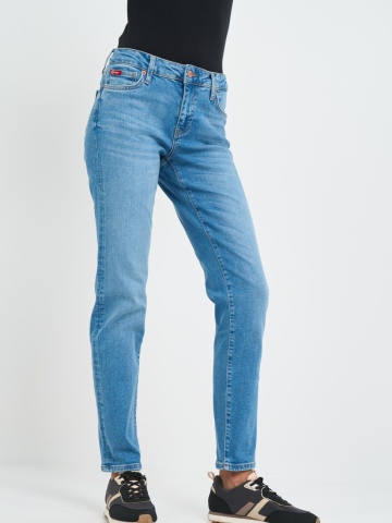 Lee Cooper - Blugi dama girlfriend culoare deschisa - Img 7