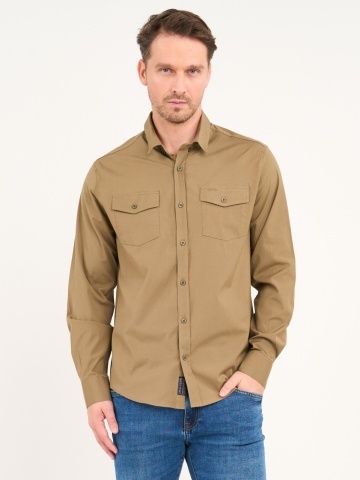 Lee Cooper - Camasa barbat maneca lunga de culoare uniforma