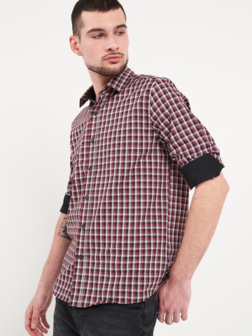 Lee Cooper - Camasa barbat regular cu model in carouri mici - Img 6