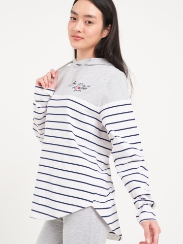 Lee Cooper - Hanorac dama cu dungi si detalii - Img 6