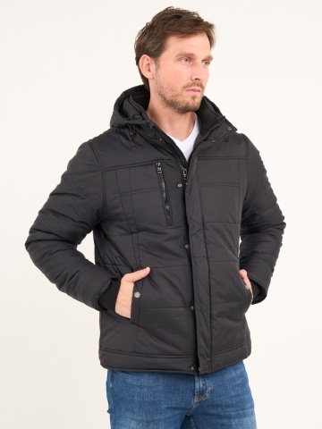 Lee Cooper - Jacheta barbat groasa cu gluga si buzunare - Img 5