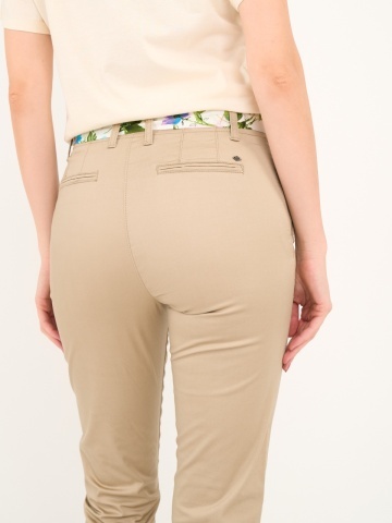 Lee Cooper - Pantaloni lungi dama de culoare uniforma cu detalii - Img 4
