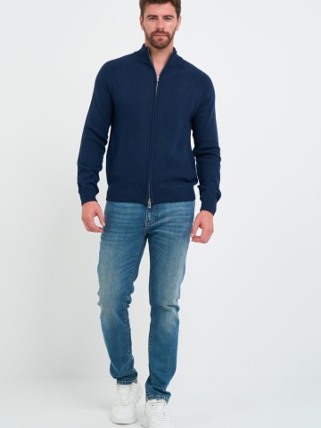 Lee Cooper - Pulover barbat de culoare uniforma cu fermoar - Img 8