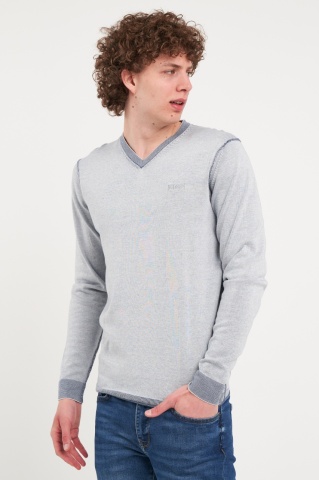 Lee Cooper - Pulover barbat de culoare uniforma