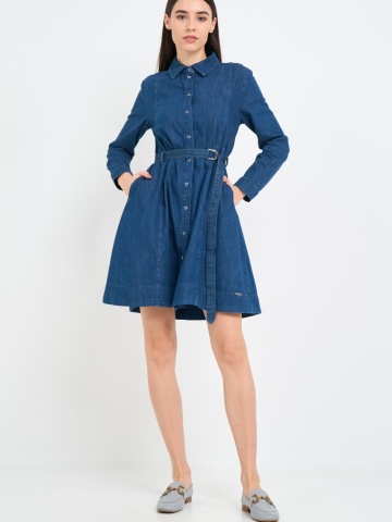 Lee Cooper - Rochie dama din denim cu buzunare - Img 12