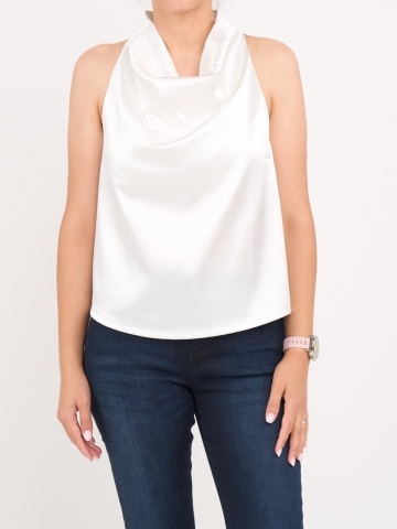 Lee Cooper - Top dama de culoare uniforma cu aspect satinat