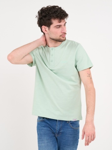 Lee Cooper - Tricou barbat cu detalii si nasturi - Img 5