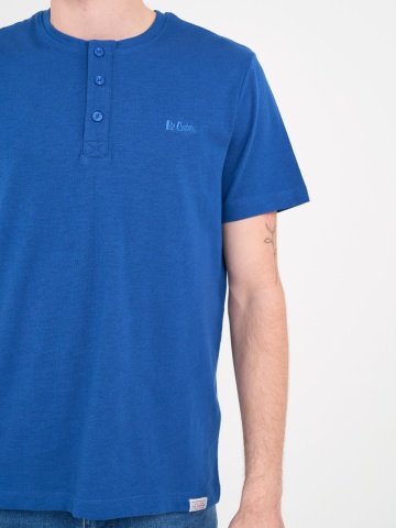 Lee Cooper - Tricou barbat cu detalii si nasturi - Img 4