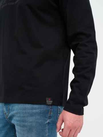 Lee Cooper - Tricou barbat cu maneca lunga cu logo - Img 2