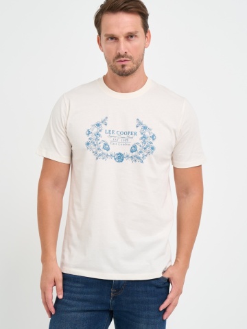 Lee Cooper - Tricou barbat cu maneca scurta si detalii grafice