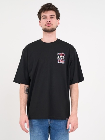 Lee Cooper - Tricou barbat cu maneca scurta si imprimeu grafic