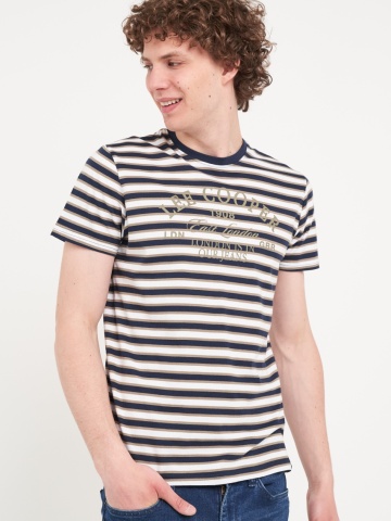 Lee Cooper - Tricou barbat cu model in dungi - Img 6