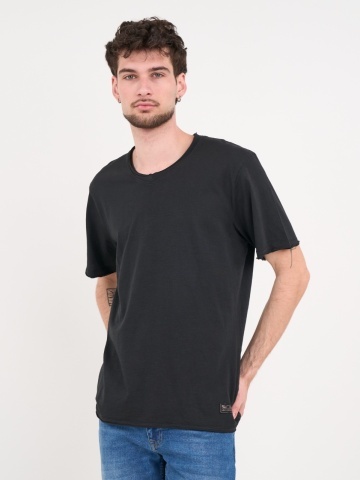 Lee Cooper - Tricou barbat de culoare uniforma cu detalii - Img 6