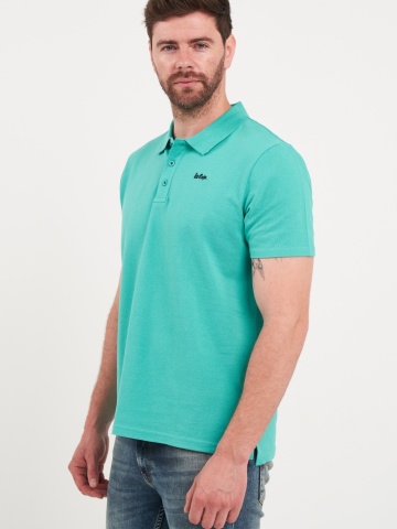 Lee Cooper - Tricou barbat polo de culoare uniforma - Img 5