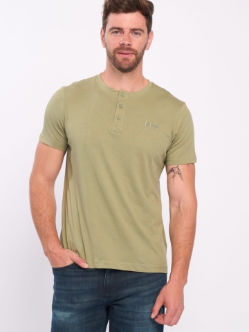 Lee Cooper - Tricou barbat uni cu logo aplicat