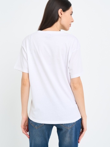 Lee Cooper - Tricou dama cu imprimeu logo - Img 3