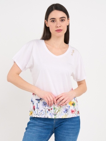 Lee Cooper - Tricou dama cu maneca scurta si detalii grafice