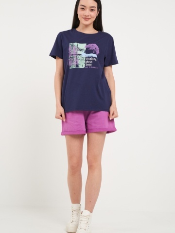 Lee Cooper - Tricou dama cu maneca scurta si imprimeu - Img 6