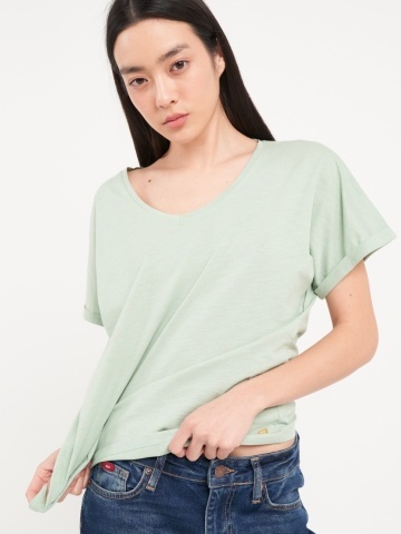 Lee Cooper - Tricou dama de culoare uniforma cu imprimeu grafic