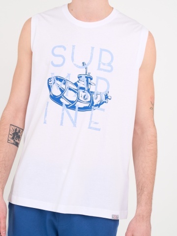 Lee Cooper - Tricou fara maneci cu imprimeu grafic - Img 3
