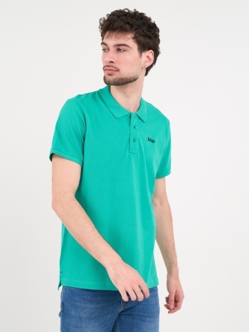Lee Cooper - Tricou polo barbat de culoare uniforma - Img 8