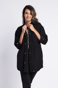 Montecristo - Rochie tip camasa lunga cu snur pentru ajustare
