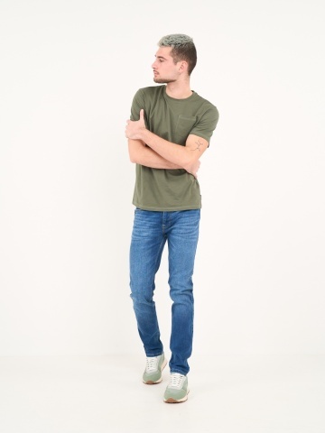 Timeout - Blugi barbat slim cu aspect decolorat - Img 10