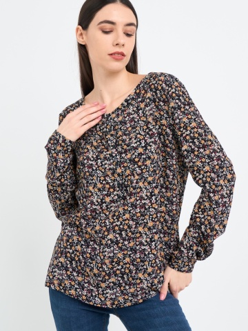 Timeout - Camasa dama cu model floral - Img 4