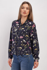 Timeout - Camasa dama maneca lunga cu imprimeu floral