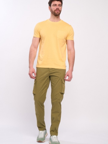 Timeout - Pantaloni cargo barbati de culoare uniforma - Img 2