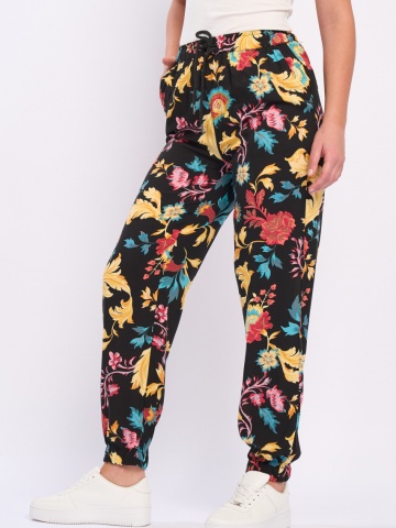 Timeout - Pantaloni dama cu model floral - Img 4