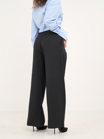 Timeout - Pantaloni lungi dama cu buzunare de culoare uniforma - Img 2