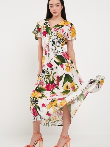 Timeout - Rochie dama cu imprimeu floral - Img 7