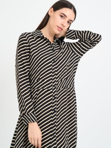 Timeout - Rochie dama de lungime medie cu model in dungi - Img 3