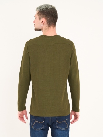 Timeout - Tricou barbat cu maneca lunga si detalii logo - Img 5
