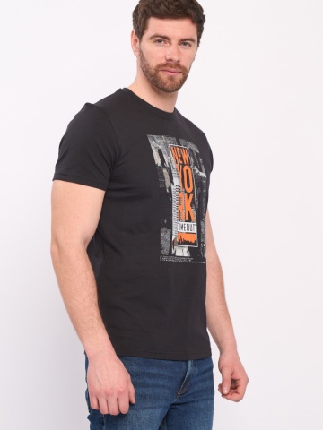 Timeout - Tricou barbat maneca scurta cu imprimeu oras - Img 4